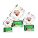 Burrill Full Color Green on Paragon Base Crystal Award