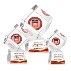 Burrill Full Color Clear on Robson Base Crystal Award - Crystal Awards