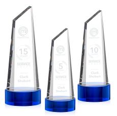 Akron Tower on Base - Blue - Sales Awards