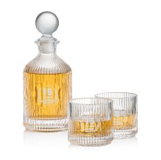 Dillard Decanter Set - Etched Barware