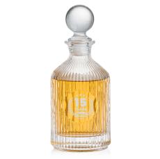 Dillard Decanter & Lid - Etched Barware