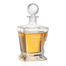 Millwood Decanter & Lid - Etched Barware