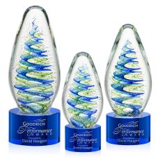 Jezebel Blue on Marvel Base Glass Award - Corporate Awards