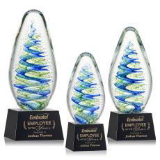 Jezebel Black on Robson Base Glass Award - Corporate Awards