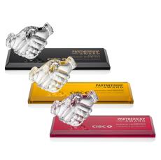 Northam Shaking Hands Abstract / Misc Award - Wood Awards