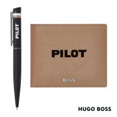 Hugo Boss Ballpoint Pen & Money Holder Set - Corporate Recognition Gifts