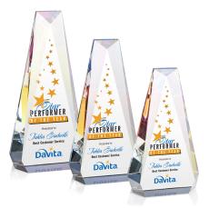 Carmel Full Color Prismatic Obelisk Crystal Award - Crystal Awards