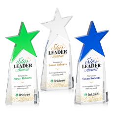 Vernon Vividprint Star Crystal Award - Glass Awards