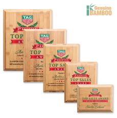 Bamboo Full Color Plaque - Eco Friendly Awards