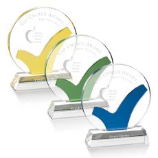 Elmsley Circle Crystal Award - Glass Awards