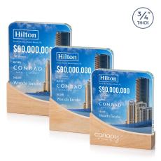 Cadott Full Color Rectangle Crystal Award - Full Color Awards