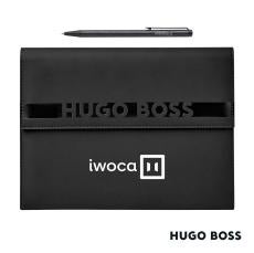 Hugo Boss Cloud Ballpoint Pen & A5 Folder Set - Executive Gifts