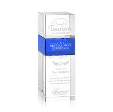 Tofino Stacker Clear Obelisk Crystal Award - Sales Awards