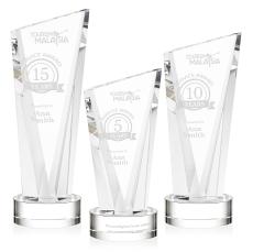 Plymouth Clear on Stanrich Base Peak Crystal Award - Sales Awards