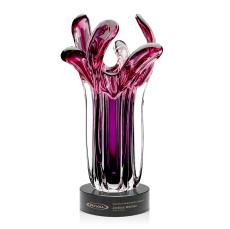Moreau Black on Base Abstract / Misc Glass Award - Glass Awards