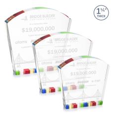 Topeka Arch & Crescent Crystal Award - Crystal Awards