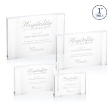 Langworth Clear Rectangle Acrylic Award - Acrylic Awards
