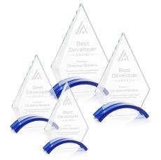 Fremont Blue Crystal Award - Glass Awards