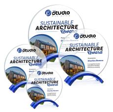 Holton Full Color Blue Circle Crystal Award - Glass Awards