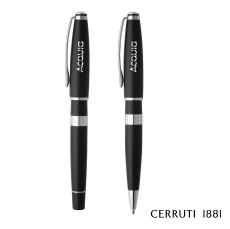 Cerruti 1881 Bicolore Ballpoint & Rollerball Pen Gift Set - Executive Gifts