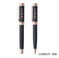 Cerruti 1881 Zoom Ballpoint & Rollerball Pen Gift Set - Executive Gifts