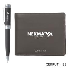 Cerruti 1881 Zoom Card Wallet & Fountain Pen Gift Set - Executive Gifts
