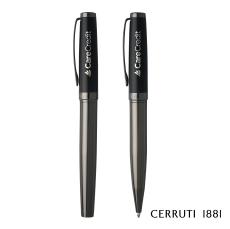 Cerruti 1881 Hamilton Ballpoint Pen & Rollerball Pen Set - Executive Gifts