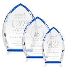 Wilton Blue Arch & Crescent Crystal Award - Corporate Awards