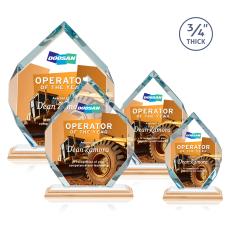 Royal Diamond Full Color/White Bamboo Award - Bamboo Awards