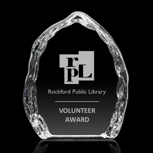 Corporate Awards - Budget Awards & Trophies - Ashdale Iceberg Crystal Award