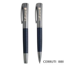 Cerruti 1881 Conquest Ballpoint Pen & Rollerball Pen Set - Executive Gifts