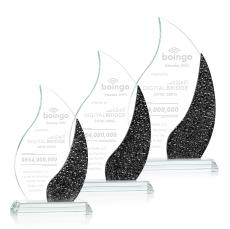 Oakley Black Flame Crystal Award - Crystal Flame Awards