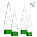 Springfield Green on Paragon Base Crystal Award