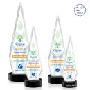 Springfield Full Color Black on Stanrich Base Crystal Award