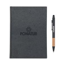 Tree Free Notebook/Manuel Recycled Pen Gift Set - Corporate Recognition Gifts