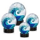 Surfside Black on Stanrich Base Spheres Glass Award