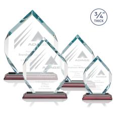 Royal Diamond Rosewood Crystal Award - Eco Friendly Awards