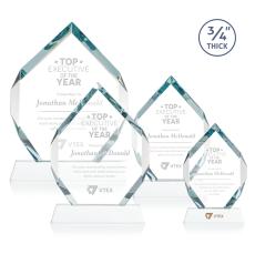 Royal Diamond White on Newhaven Crystal Award - Crystal Awards