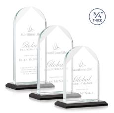 Blake Black Arch & Crescent Crystal Award - Crystal Awards