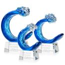 Oceana Clear on Robson Base Circle Glass Award