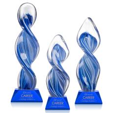 Bonavista Blue on Sheffield Base Abstract / Misc Glass Award - Corporate Awards