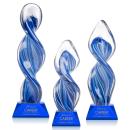 Bonavista Blue on Sheffield Base Abstract / Misc Glass Award