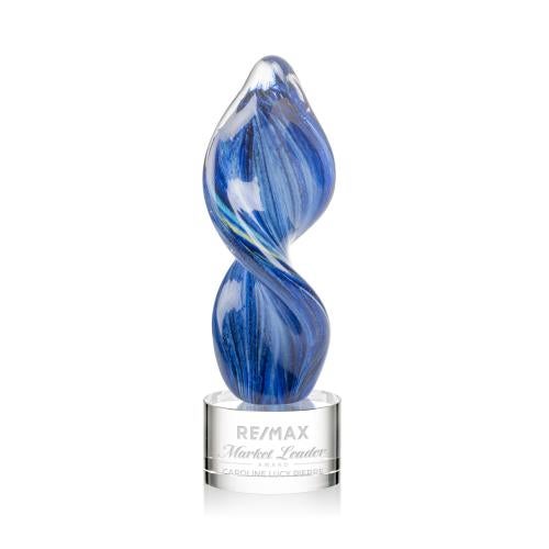 Corporate Awards - Glass Awards - Bonavista Clear on Marvel Base Abstract / Misc Glass Award