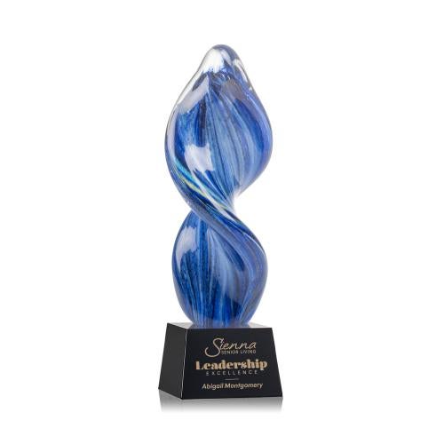 Corporate Awards - Glass Awards - Bonavista Black on Robson Base Abstract / Misc Glass Award