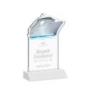 Voyager White Abstract / Misc Crystal Award