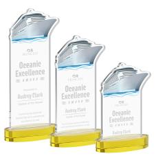 Voyager Gold on Alberton Base Abstract / Misc Crystal Award - Corporate Awards