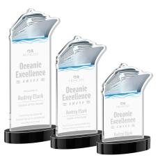 Voyager Black on Alberton Base Abstract / Misc Crystal Award - Corporate Awards