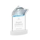 Voyager White on Alberton Base Abstract / Misc Crystal Award