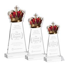 Crown Clear Abstract / Misc Crystal Award - Newest Additions