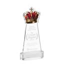 Crown Clear on Alberton Base Abstract / Misc Crystal Award